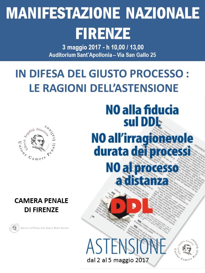 Manifestazione nazionale a Firenze il 3 maggio sulle ragioni della astensione.